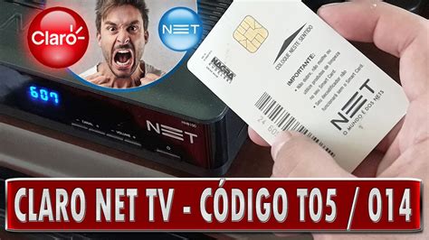 erro por favor insira smart card net codigo t07|(FÁCIL)problema no CARTÃO da NET CLARO como resolver.